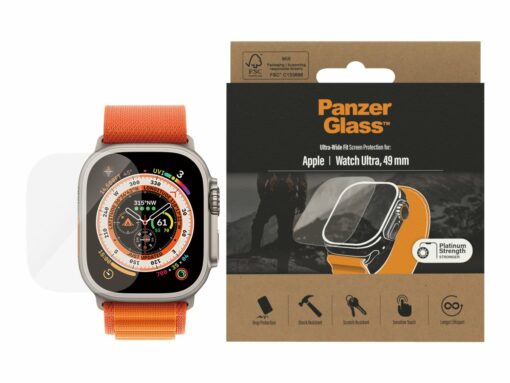 panzerglass skaermbeskytter smart watch transparent glas 1