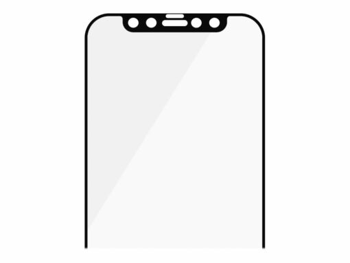 panzerglass skaermbeskytter sort transparent apple iphone 12 mini 7