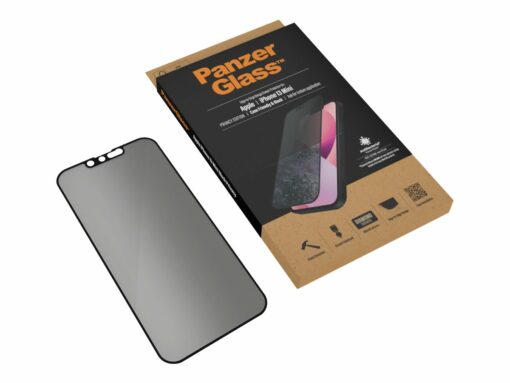 panzerglass skaermbeskytter sort transparent apple iphone 13 mini 2
