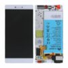 Huawei P8 Skärm LCD Display Glas med Batteri OEM Vit