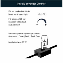 dimmer max 20w ip44 1