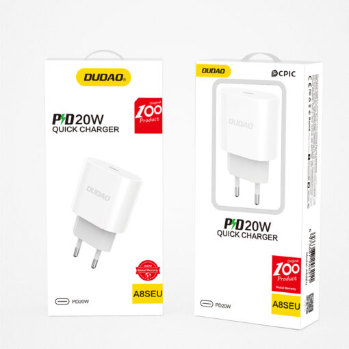 dudao a8seu pd 20w fast usb c charger 3