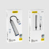 dudao hub 4in1 usb a 4x usb a 3 x usb20 usb30 63cm black a16b 1