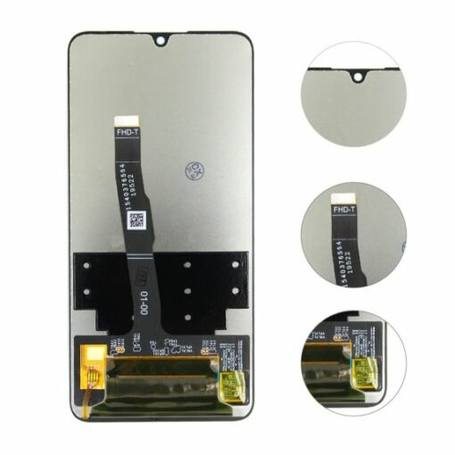 huawei p30 lite skarm display oem svart 3