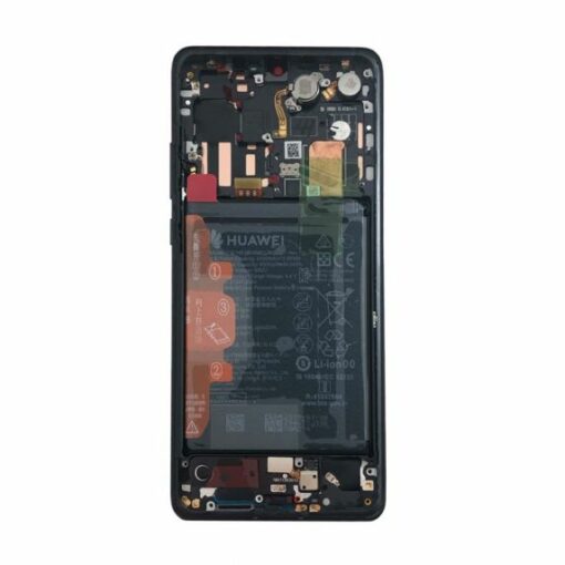 huawei p30 pro skarm display med batteri original svart 1