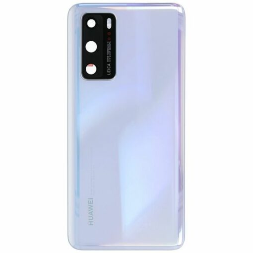 huawei p40 baksida batterilucka vit