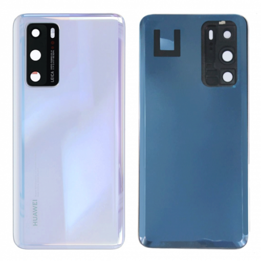 huawei p40 baksida batterilucka vit