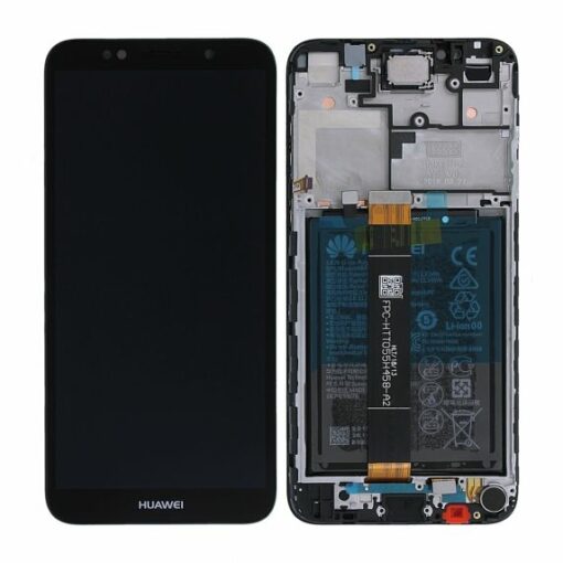 huawei y5 2018 display skarm display med batteri original svart