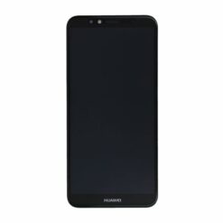 huawei y6 2018 skarm display med batteri original svart 1
