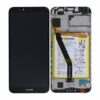 huawei y6 2018 skarm display med batteri original svart