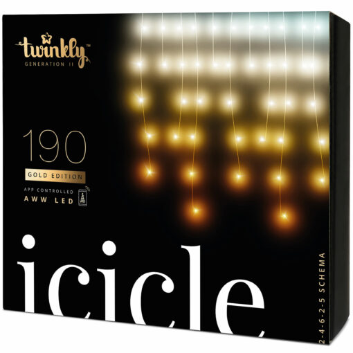 icicle 190 aww leds genii ip44 gold edition 7