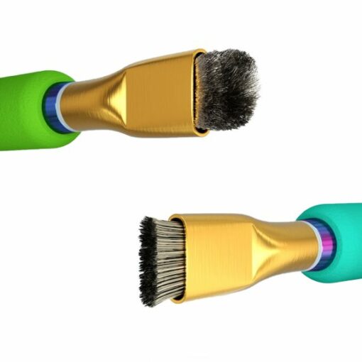 mijing pad cleaning sideburns brush 2pcs box 3