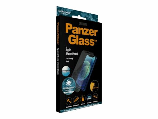 panzerglass case friendly skaermbeskytter sort transparent apple iphone 12 mini 6