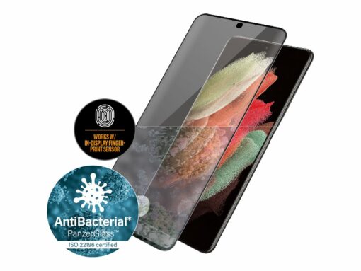 panzerglass case friendly skaermbeskytter sort transparent samsung galaxy s21 5