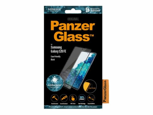 panzerglass samsung galaxy s20 fe edge to edge skarmskydd svart transparent 4