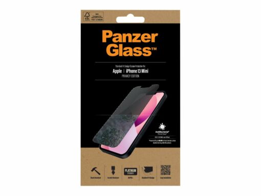 panzerglass skaermbeskytter transparent apple iphone 13 mini 5
