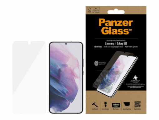 panzerglass skaermbeskytter transparent samsung galaxy s22 4