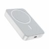 powerbank magnetisk med tradlos laddning 10000 mah vit 2