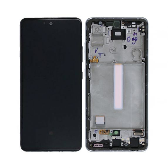 Samsung Galaxy A52 4G/5G Skärm LCD Display Glas Original - Vit
