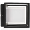 vagglampa led cubic aluminium svart 3