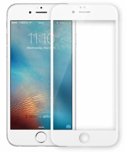 vmax glass 3d full tempered glass white iphone 6 6s 7 8