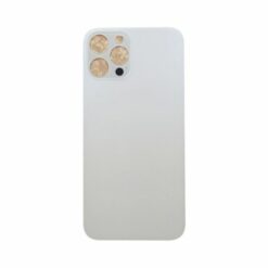 iPhone 12 Pro Baksida Glas med självhäftande tejp Vit