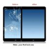 iPad 6 Glas med Touchskärm Premium Svart
