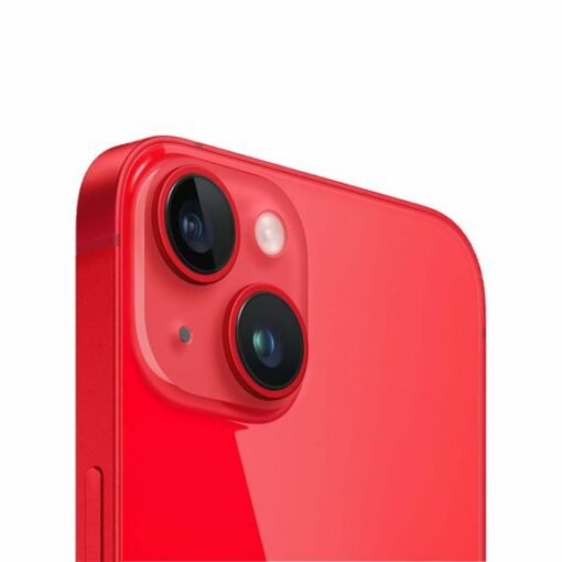 iPhone 14 Plus Kameralins med Ram Röd