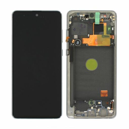 Samsung Galaxy Note 10 Lite (SM N770F) Skärm med LCD Display Original Glow/Silver