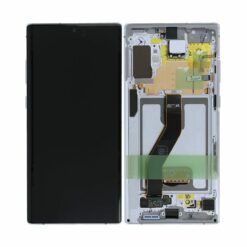 Samsung Galaxy Note 10 Plus (SM N975F) Skärm med LCD Display Vit