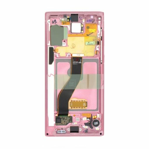 Samsung Galaxy Note 10 (SM N970F) Skärm med LCD Skärm Original Rosa