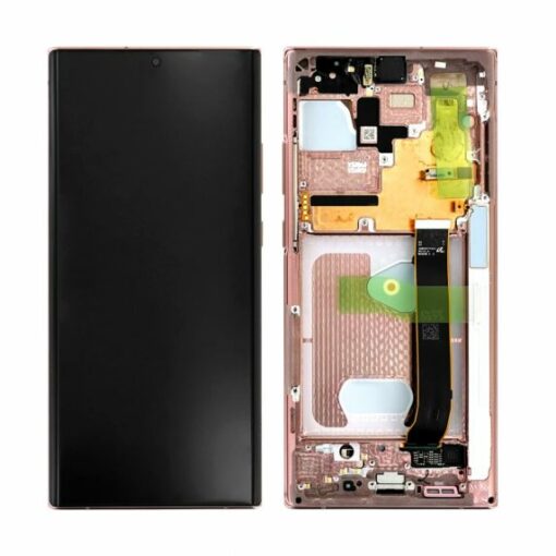 Samsung Galaxy Note 20 Ultra Skärm med LCD Display Original Brons