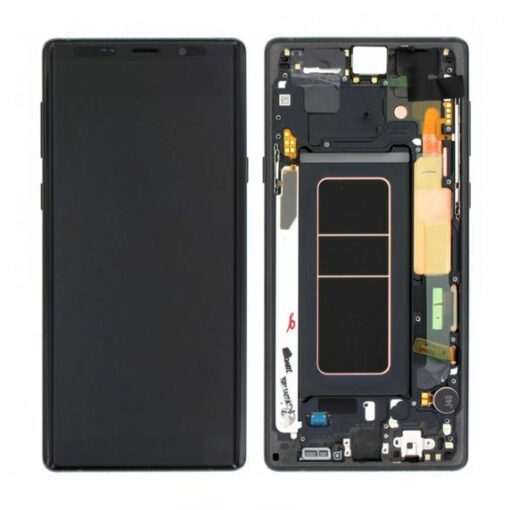 Samsung Galaxy Note 9 (SM N960F) Skärm med LCD Display Original Svart