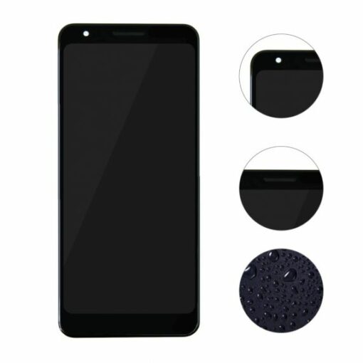 Google Pixel 3A Skärm/Display OEM Svart