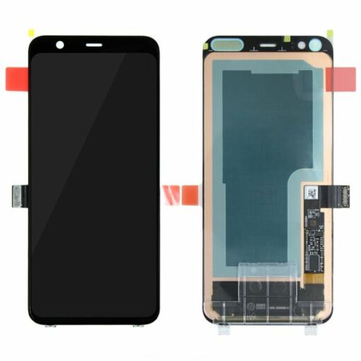 Google Pixel 4 Skärm/Display Original Svart