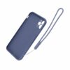 iPhone 11 Pro Silikonskal med Ringhållare och Handrem Grå