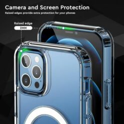 iPhone 12 Pro Max Stöttåligt MagSafe Skal Rvelon Transparent