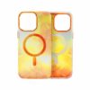 iPhone 13 MagSafe Mobilskal Orange Abstrakt
