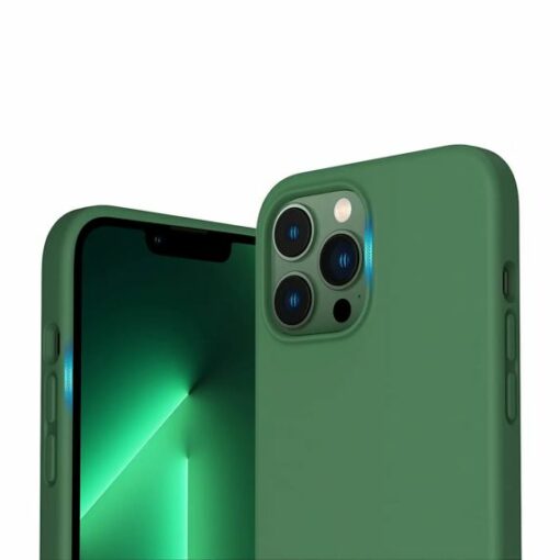 iPhone 13 Pro Max Skal Silikon Grön Rvelon