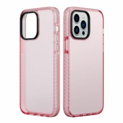 iPhone 13 Pro Max Stöttåligt TPU Mobilskal Rosa