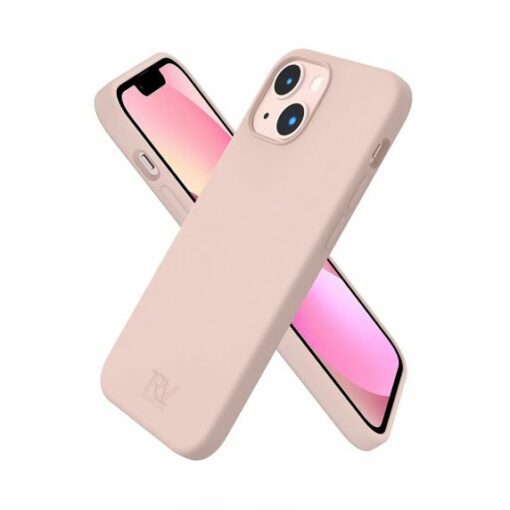 iPhone 13 Skal Silikon Sand Rosa Rvelon