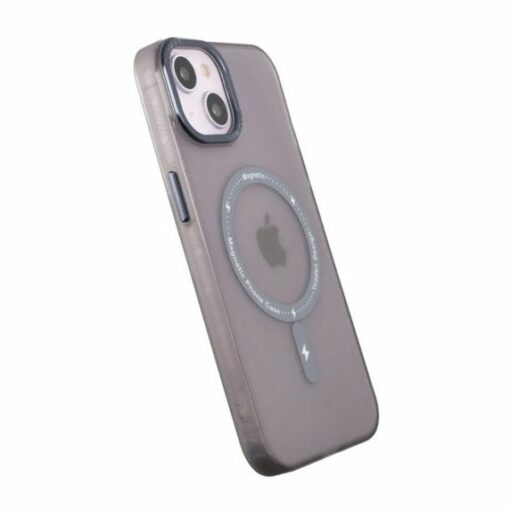 iPhone 14 Mobilskal med MagSafe Frostat Svart