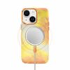 iPhone 14 Plus MagSafe Mobilskal Orange Abstrakt