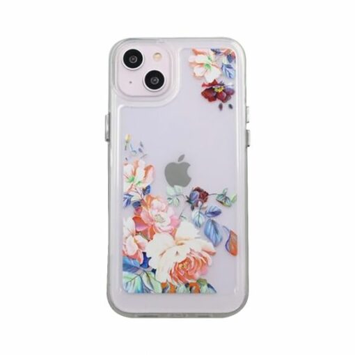 iPhone 14 Plus Mobilskal med motiv Retro Blommor