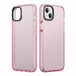 iPhone 14 Plus Stöttåligt TPU Mobilskal Rosa