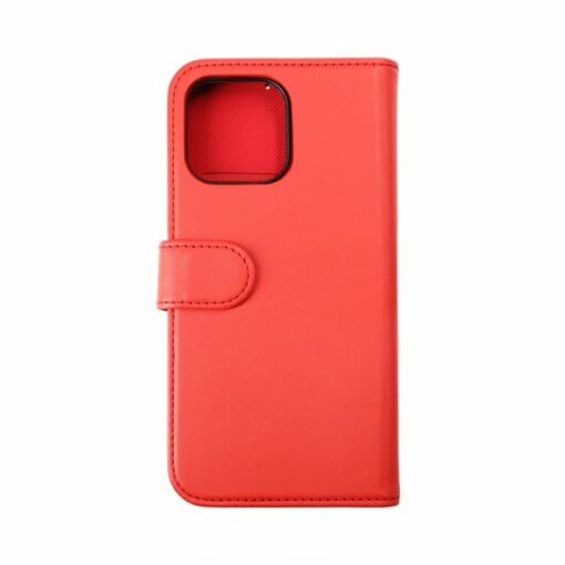 iPhone 14 Pro Max Plånboksfodral Magnet Rvelon Röd