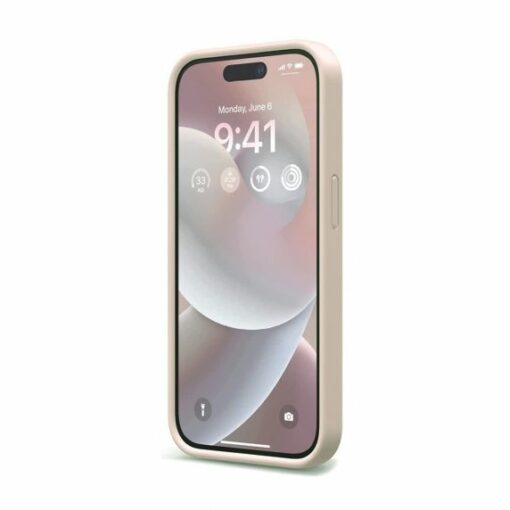 iPhone 14 Pro Max Silikonskal Sand Rosa