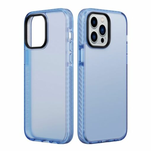 iPhone 14 Pro Max Stöttåligt TPU Mobilskal Blå