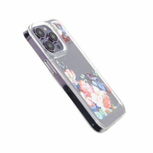iPhone 14 Pro Mobilskal med motiv Retro Blommor