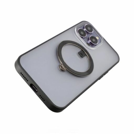 iPhone 14 Pro Skal med MagSafe Stativ Rvelon Svart